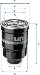 UFI Palivový filter UFI 24.375. 00 (24.375.00)