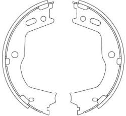 TRW Sada brzd. čeľustí parkov. brzdy TRW GS8803 (GS8803)
