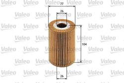 VALEO Olejový filter VALEO 586532 (586532)
