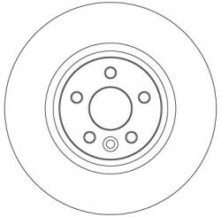 TRW Brzdový kotúč TRW DF6848S (DF6848S)