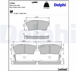 DELPHI Klocki Ham. Przod (lp684)