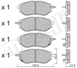 METELLI Sada brzdových platničiek kotúčovej brzdy METELLI 22-0763-0 (22-0763-0)