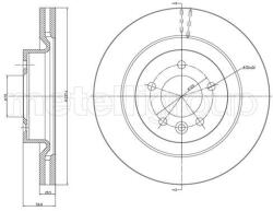 METELLI Brzdový kotúč METELLI 23-1218C (23-1218C)