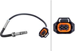 HELLA Snímač teploty výfukových plynov HELLA 6PT 010 376-421 (6PT 010 376-421)