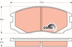 TRW Sada brzdových platničiek kotúčovej brzdy TRW GDB3046 (GDB3046)