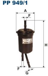 FILTRON Palivový filter FILTRON PP 949/1 (PP 949/1)