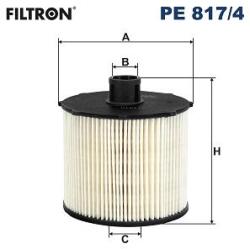 FILTRON Palivový filter FILTRON PE 817/4 (PE 817/4)
