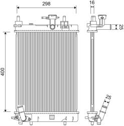 VALEO Chladič motora VALEO 701257 (701257)