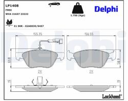 DELPHI Klocki Ham. Alfa 156/166 (lp1408)