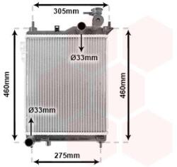 VAN WEZEL Chladič motora VAN WEZEL 82002099 (82002099)