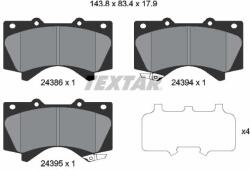 TEXTAR Sada brzdových platničiek kotúčovej brzdy TEXTAR 2438601 (2438601)