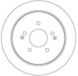 TRW Brzdový kotúč TRW DF6901 (DF6901)