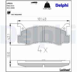 DELPHI Klocki Ham. Tyl (lp521)