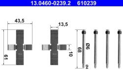 ATE Súprava príslušenstva, obloženie kotúčovej brzdy ATE 13.0460-0239.2 (13.0460-0239.2)