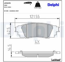 DELPHI Klocki Ham. Tyl Toyota C-hr 16- (lp3379)