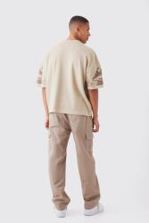 Boohooman kötött póló kerek nyakkal B16 yqj M