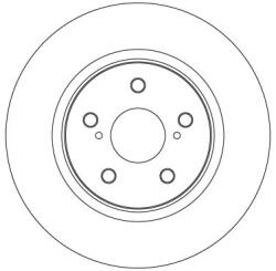 TRW Brzdový kotúč TRW DF6916S (DF6916S)
