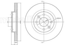 METELLI Brzdový kotúč METELLI 23-0549C (23-0549C)