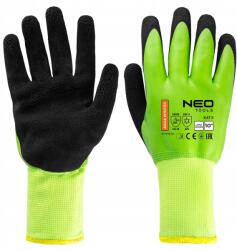 NEO TOOLS Neo 3241X Téli, bélelt munkavédelmi kesztyű latex bevonattal, 10-es méret (97-614-10)