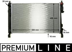 MAHLE Chladič motora MAHLE CR 661 000P (CR 661 000P)