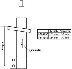 KYB Tlmič pérovania KYB 3348142 (3348142)
