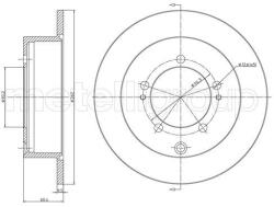 METELLI Brzdový kotúč METELLI 23-1120C (23-1120C)
