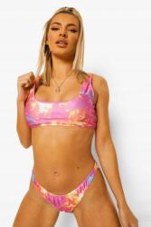 Boohoo Bikini Bugyi Mintás XXC cjs L (fzz10657_pink)