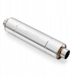 RM Motors RM01 Sport Kipufogódob, átmenő, 400 mm, 110 mm, 63, 5 mm