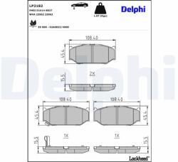 DELPHI Klocki Ham. Suzuki Swift Iii (lp2182)