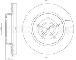 METELLI Brzdový kotúč METELLI 23-1242C (23-1242C)