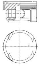 Kolbenschmidt Piest KOLBENSCHMIDT 41725600 (41725600)