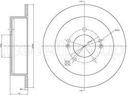 METELLI Brzdový kotúč METELLI 23-0592C (23-0592C)