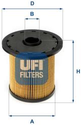 UFI Palivový filter UFI 26.690. 00 (26.690.00)