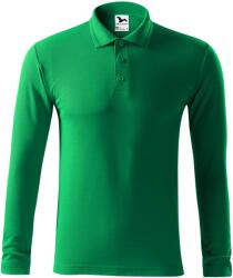 MALFINI Tricou polo bărbați cu mânecă lungă Pique Polo LS - Mediu verde | M (2211614)