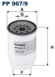 FILTRON Palivový filter FILTRON PP 967/9 (PP 967/9)
