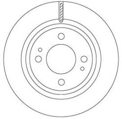 TRW Brzdový kotúč TRW DF6908 (DF6908)