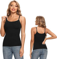 Joyshaper Top Modelator JOYSHAPER Invisible-Fit , Control Talie E i Abdomen, Bretele Subtiri Reglabile, Material Elastic Premium, Negru, Marime S
