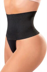 Figninget Tanga Modelatoare Figninget pentru Femei , Talie Inalta, Control Abdomen, Efect Ventre Plat, Invizibila sub Haine, Culoare Negru , Marimea XL