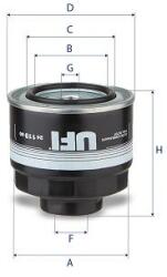 UFI Palivový filter UFI 24.119. 00 (24.119.00)