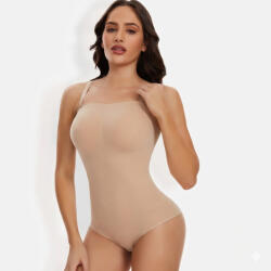 Joyshaper Body Modelator JOYSHAPER cu Bretele , Control Abdomen E i Talie, Silueta Neteda, Material Elastic Premium, Culoare Nude, Marime XL