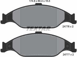 TEXTAR Sada brzdových platničiek kotúčovej brzdy TEXTAR 2477601 (2477601)