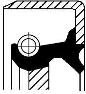 CORTECO Tesniaci krúżok kľukového hriadeľa CORTECO 12011478B (12011478B)