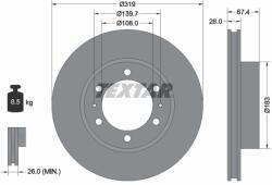 TEXTAR Brzdový kotúč TEXTAR 92274903 (92274903)