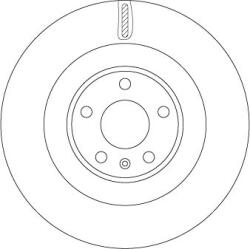 TRW Brzdový kotúč TRW DF6750S (DF6750S)