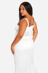 Boohoo Fehér Vállpántos Felső B18 voq 46