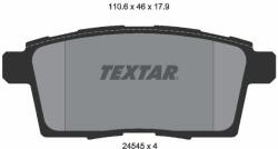 TEXTAR Sada brzdových platničiek kotúčovej brzdy TEXTAR 2454501 (2454501)