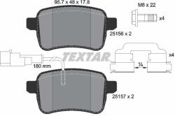 TEXTAR Sada brzdových platničiek kotúčovej brzdy TEXTAR 2515601 (2515601)