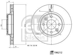 Febi Bilstein Brzdový kotúč FEBI BILSTEIN 196212 (196212)