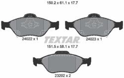 TEXTAR Sada brzdových platničiek kotúčovej brzdy TEXTAR 2402201 (2402201)