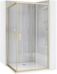 Rea Cabina de dus City Auriu Periat cu cadita Savoy 80x100cm, Rea (KPL-K74501)